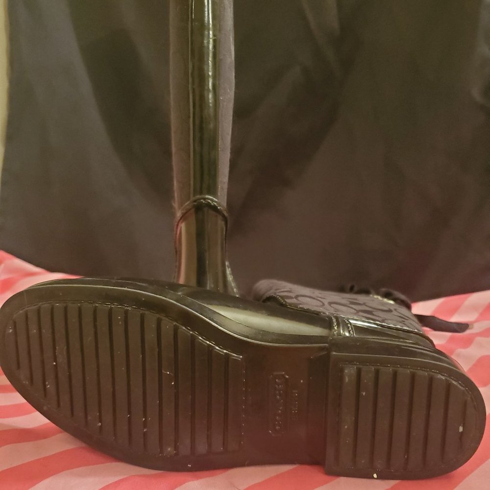 NWOT Coach Tristee Tall Rain/Riding Boot - Picture 3 of 5